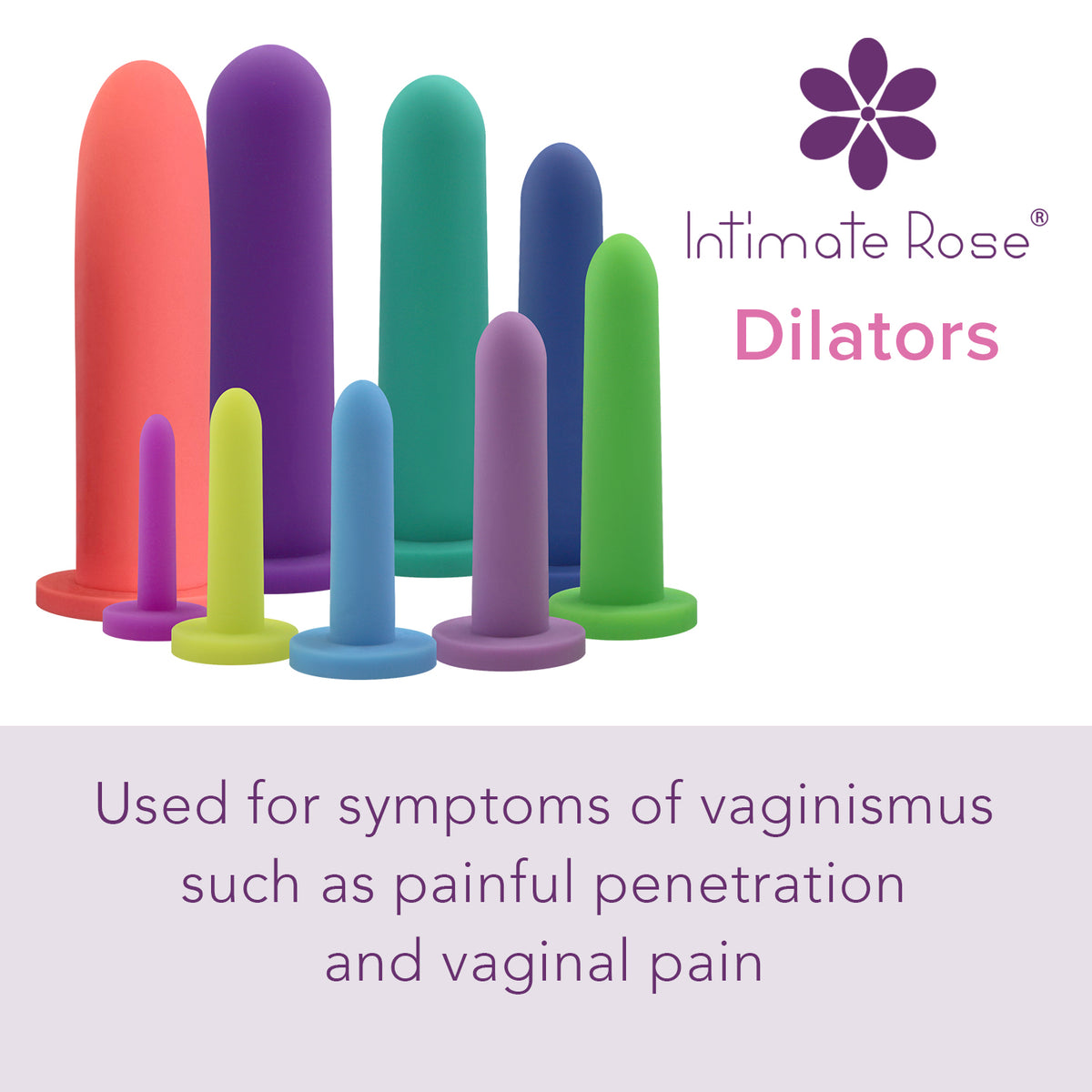 Set of 4 Silicone Dilators - Large