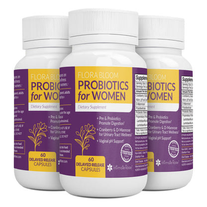 Flora Bloom Probiotic 60 Capsules - PCOS