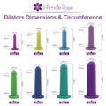 Full Dilator Set - 8 Sizes + Vibrating Pelvic Wand + Serenity Lubricant (GS)