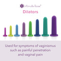 Full Dilator Set - 8 Sizes + Vibrating Pelvic Wand + Serenity Lubricant (GS)