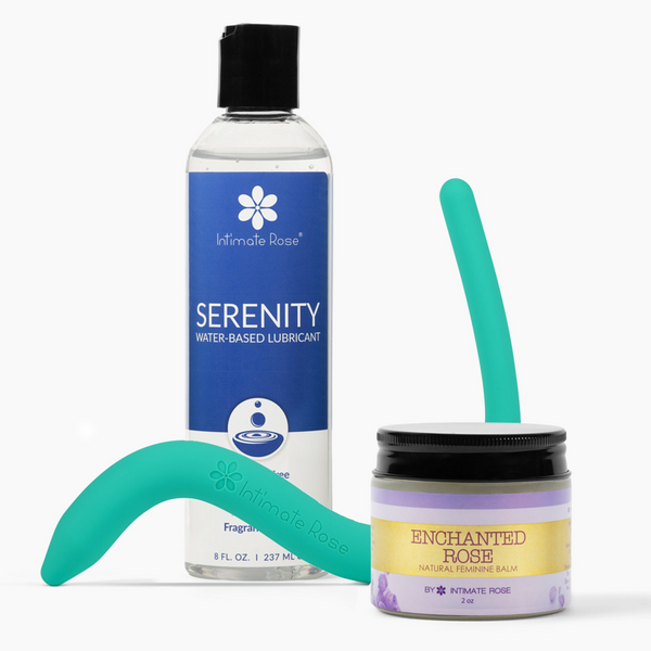 Vibrating Pelvic Wand + Balm + Lubricant