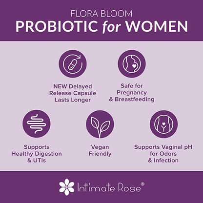 Flora Bloom Probiotic 60 Capsules - PCOS